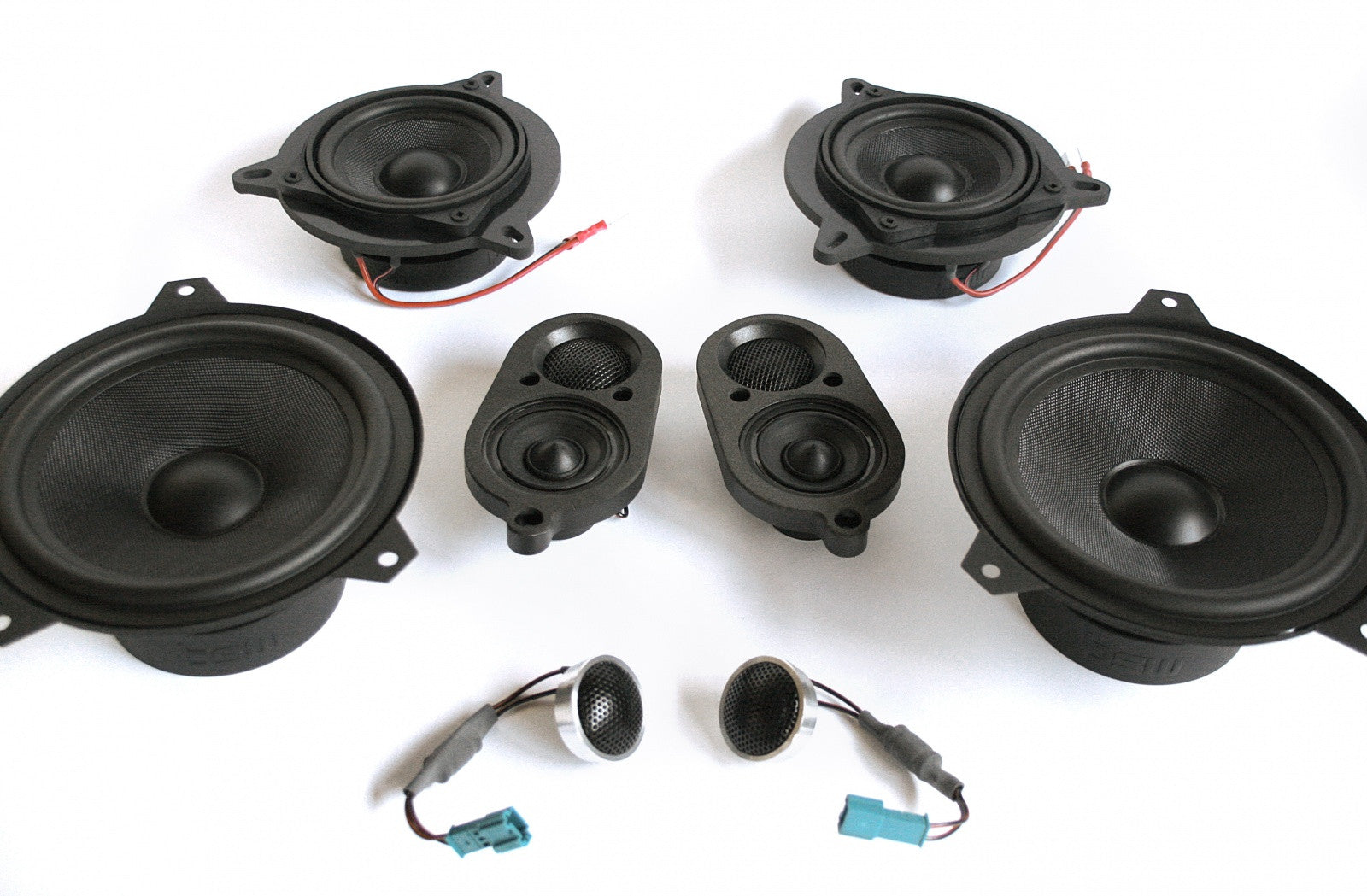 Bavsound Stage One Speaker Upgrade for E46 Convertible with Harman Kardon